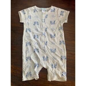 Feather Baby crab romper